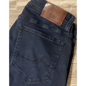 34 Heritage Courage Dark Wash Mid-Rise Straight Leg Stretch Pant Jeans Sz 34x32